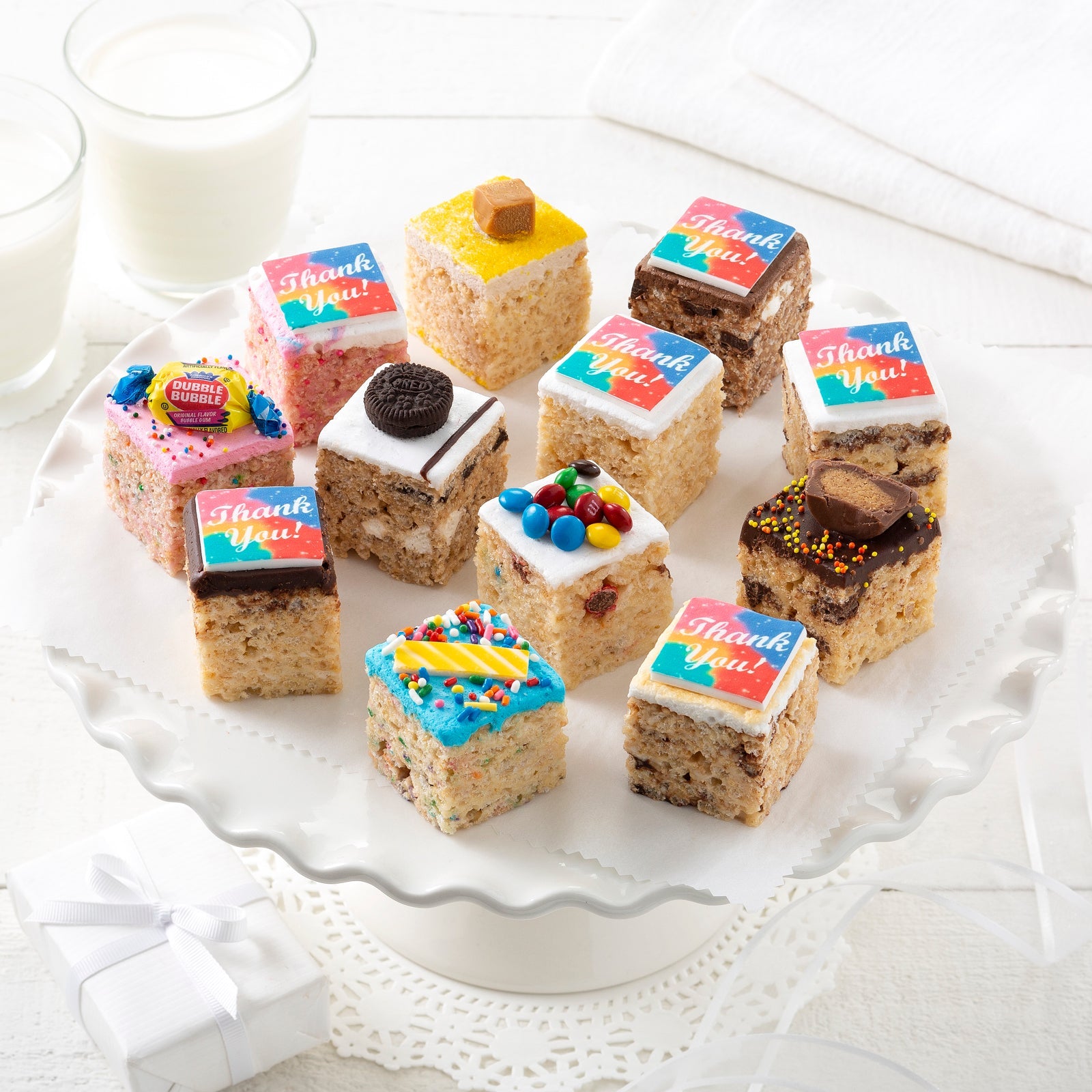 Thank You Rice Krispie Mini Gift Box