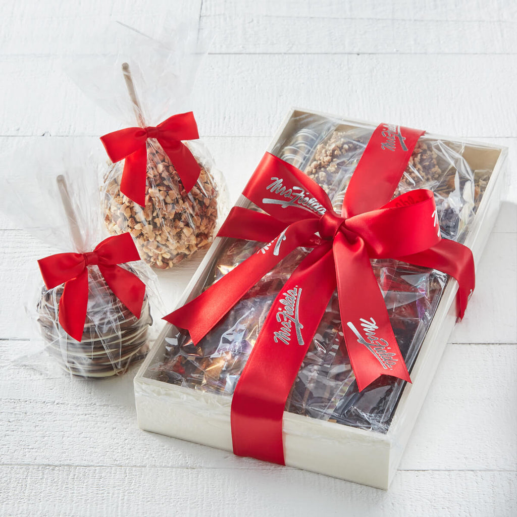 Belgian Chocolate Caramel Combo Tray with Caramel Apples