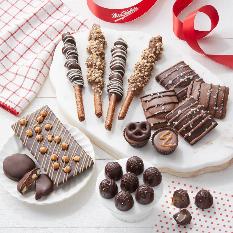Belgian Chocolate Caramel Combo Tray
