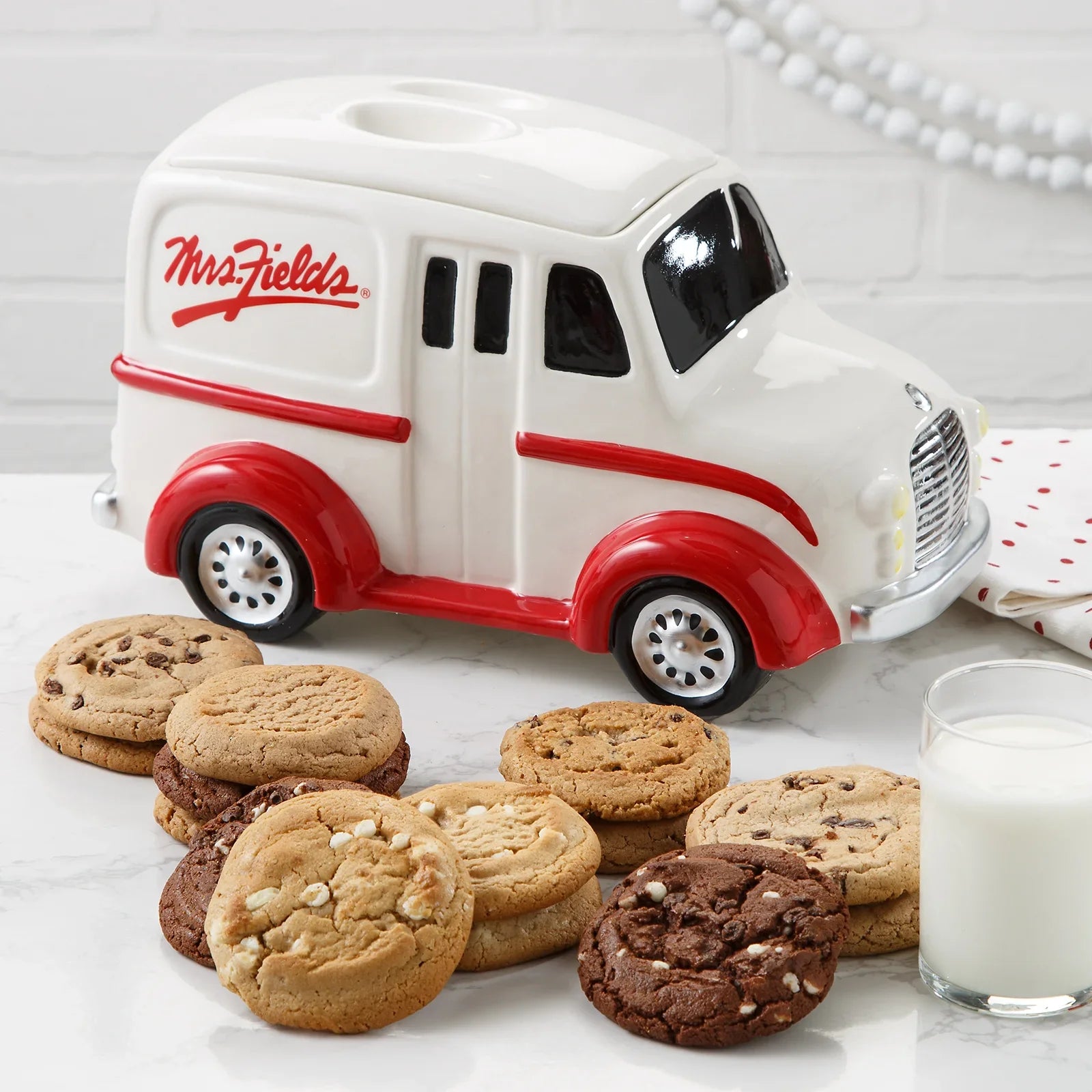 Milk Truck Cookie Jar