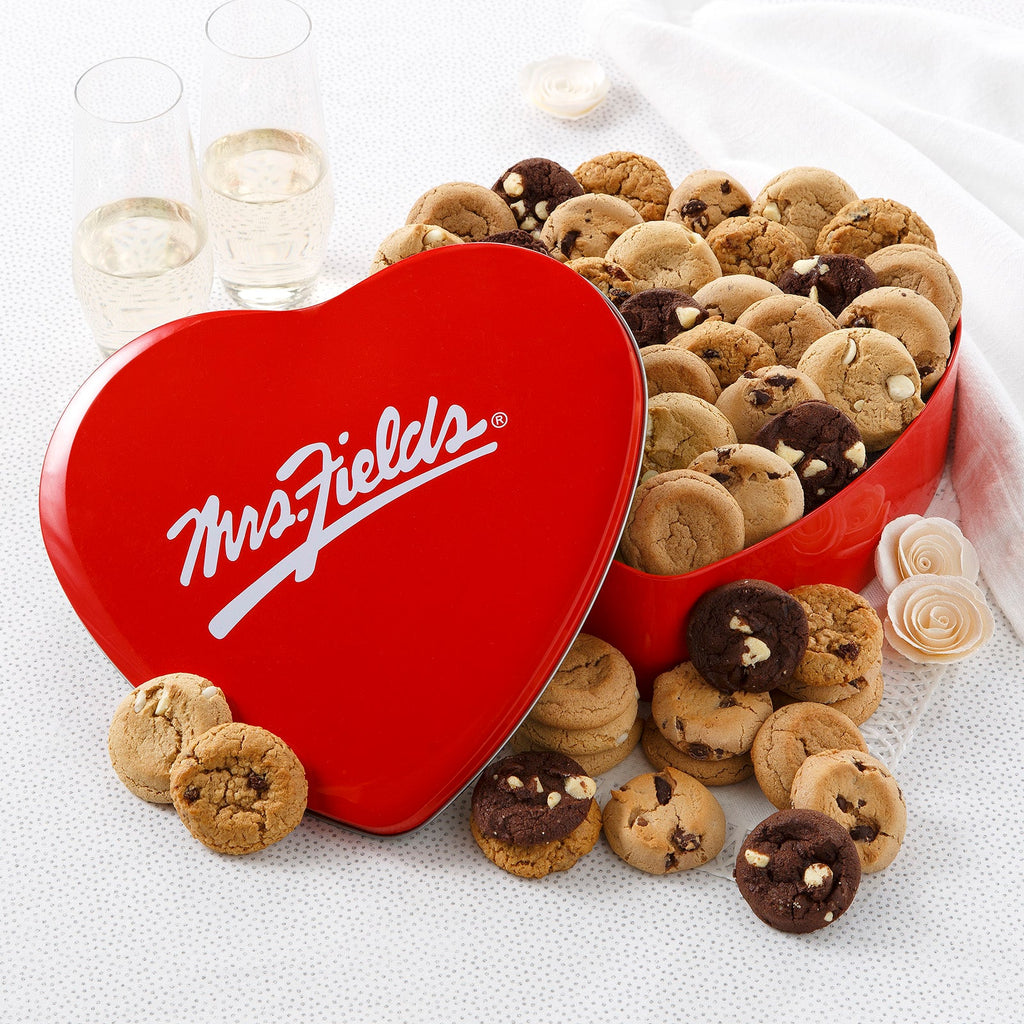 48 Nibblers® Bite-Sized Cookies Signature Heart Tin