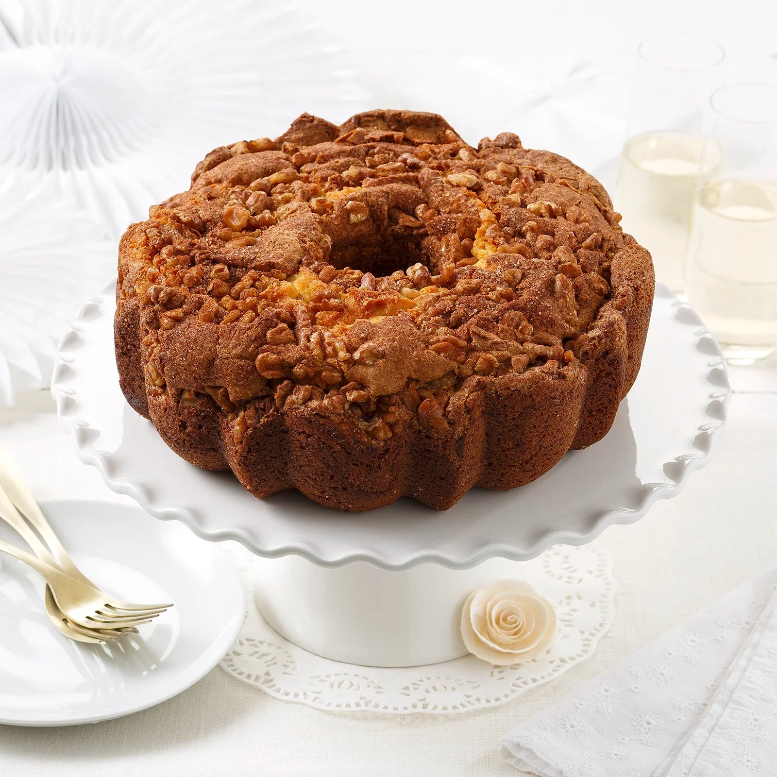 10" Cinnamon Walnut Coffee Cake
