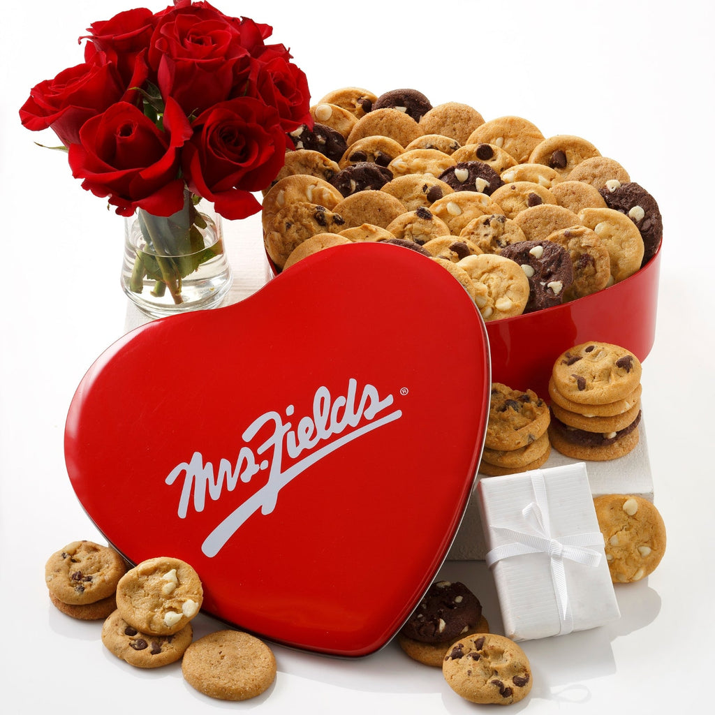 48 Nibblers® Bite-Sized Cookies Signature Heart Tin