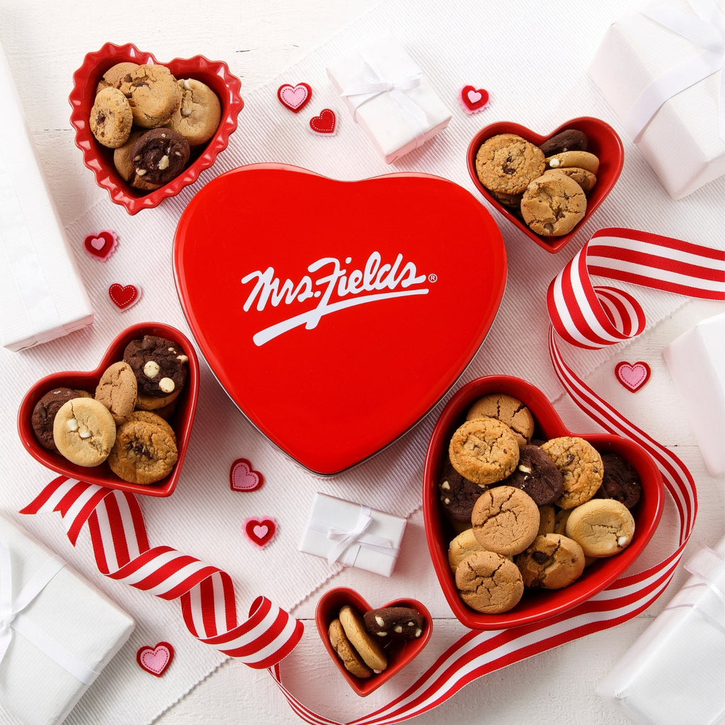 48 Nibblers® Bite-Sized Cookies Signature Heart Tin