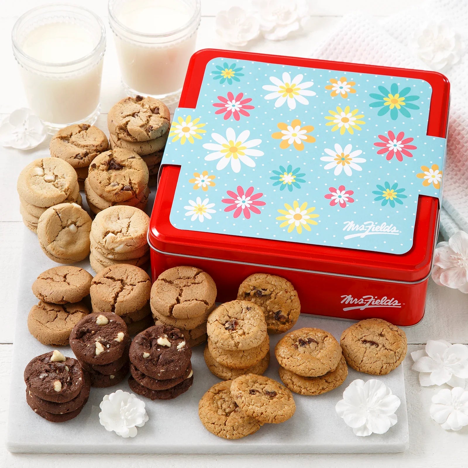 Blossom Bites 48 Nibblers® Bite-Sized Cookies Signature Tin